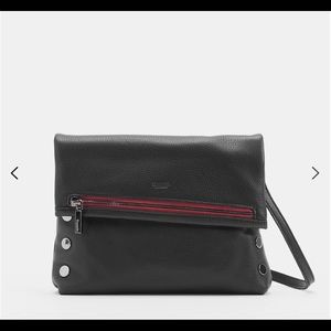 NWT Hammitt VIP Medium Black/Red Zip/Gunmetal